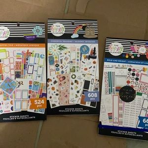 Brand new spring 2022 happy planner sticker books